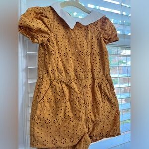 EUC Janie and Jack Eyelet Romper